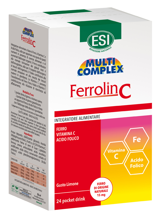 ESI FERROLIN C POCKET DRINK 24 BUSTINE - Newepa Srl