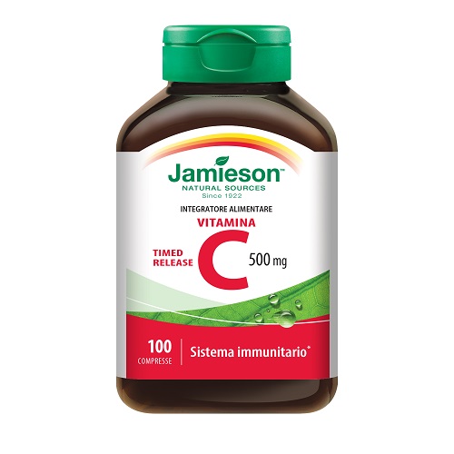 VITAMINA C 500 TIMED RELEASE GUSTO ARANCIA 100 COMPRESSE - Newepa Srl