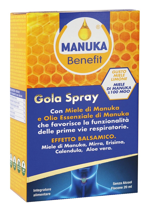 MANUKA BENEFIT GOLA SPRAY 20 ML - Newepa Srl
