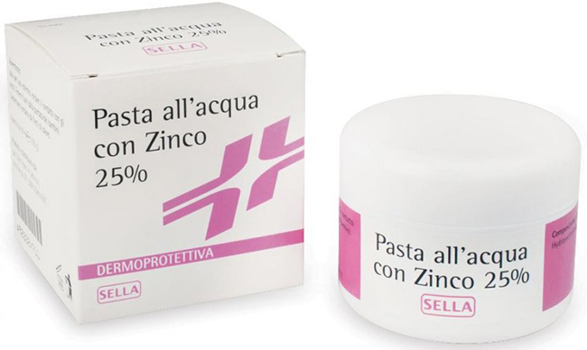 PASTA ACQUA CON ZINCO 25% 100 G - Newepa Srl