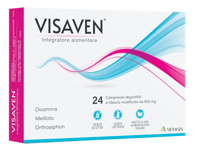 VISAVEN 24 COMPRESSE 19,2 G - Newepa Srl