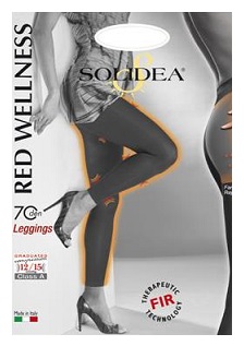 RED WELLNESS 70 LEGGINS NERO 2M - Newepa Srl