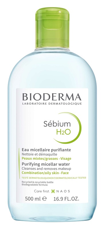 SEBIUM H2O ACQUA MICELLARE DETERGENTE PURIFICANTE 500 ML - Newepa Srl