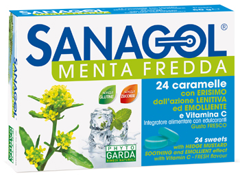 SANAGOL MENTA FREDDA 24 CARAMELLE - Newepa Srl