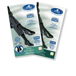 CALZA UOMO COTONE 70 DENARI  MEDIA NERO - Newepa Srl