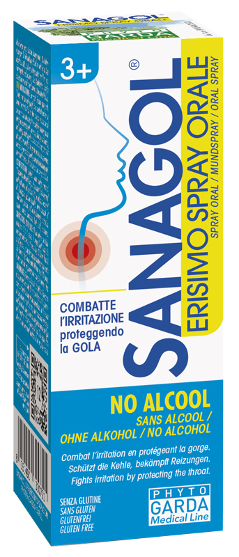 SANAGOL SPRAY ERISIMO SENZA ALCOOL 20 ML - Newepa Srl