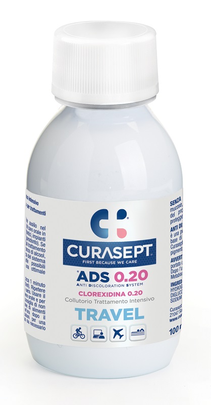 CURASEPT COLLUTORIO 0,20 ADS TRAVEL 100 ML - Newepa Srl