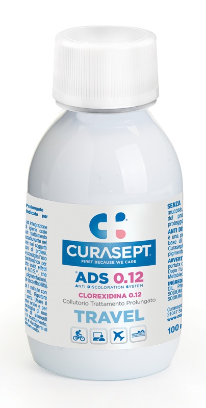 CURASEPT COLLUTORIO 0,12 TRAVEL ADS 100 ML - Newepa Srl