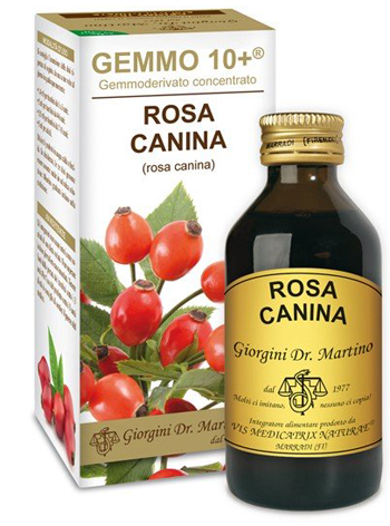 GEMMO 10+ ROSA CANINA LIQUIDO ANALCOLICO 100 ML - Newepa Srl
