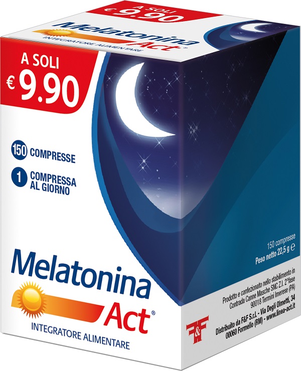 MELATONINA ACT 150 COMPRESSE - Newepa Srl