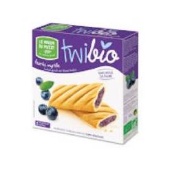 LE MOULIN DU PIVERT TWIBIO MERENDA AL MIRTILLO BIO SENZA LIEVITO DI BIRRA CON OLIO DI GIRASOLE SENZA OLIO DI PALMA 150 G - Newepa Srl