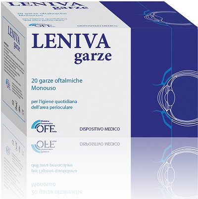 LENIVA GARZE OFTALMICHE 20 PEZZI - Newepa Srl