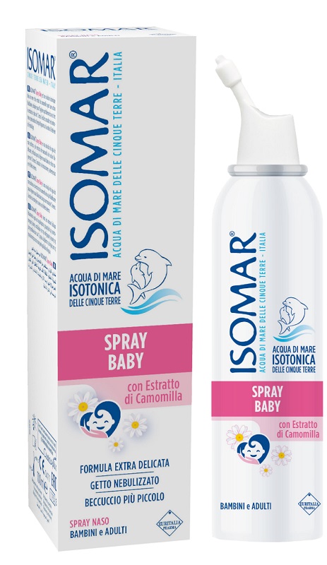 ISOMAR SPRAY BABY CON CAMOMILLA 100 ML - Newepa Srl