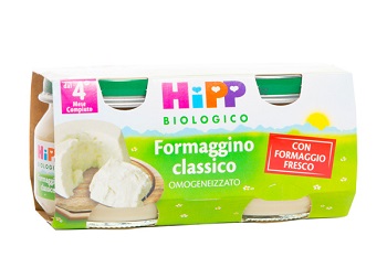 HIPP BIO OMOGENEIZZATO FORMAGGINO CLASSICO 2X80 G - Newepa Srl