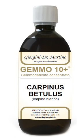 GEMMO 10+ CARPINO BIANCO 500 ML LIQUIDO ANALCOLICO - Newepa Srl