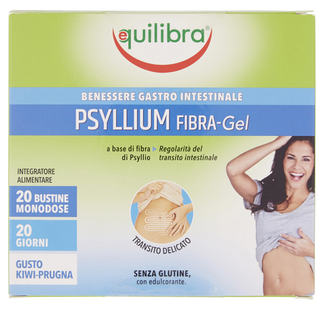 PSYLLIUM FIBRA GEL GUSTO KIWI PRUGNA 20 BUSTINE MONODOSE - Newepa Srl