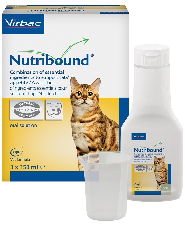 NUTRIBOUND SOLUZIONE ORALE APPETIBILE PER GATTO 3 FLACONI DA 150 ML - Newepa Srl