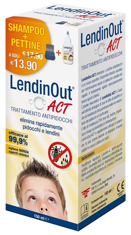 LENDINOUT ACT ANTIPIDOCCHI 150 ML - Newepa Srl