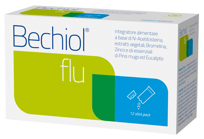 BECHIOL FLU 12 BUSTINE STICK PACK - Newepa Srl