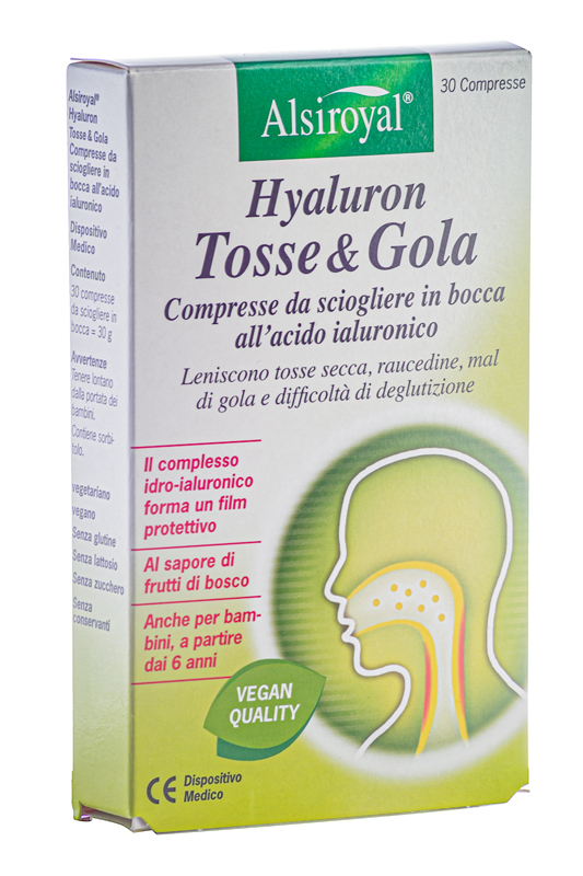 HYALURON TOSSE & GOLA 30 COMPRESSE N - Newepa Srl