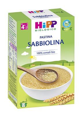 HIPP BIO PASTINA SABBIOLINA 320 G - Newepa Srl