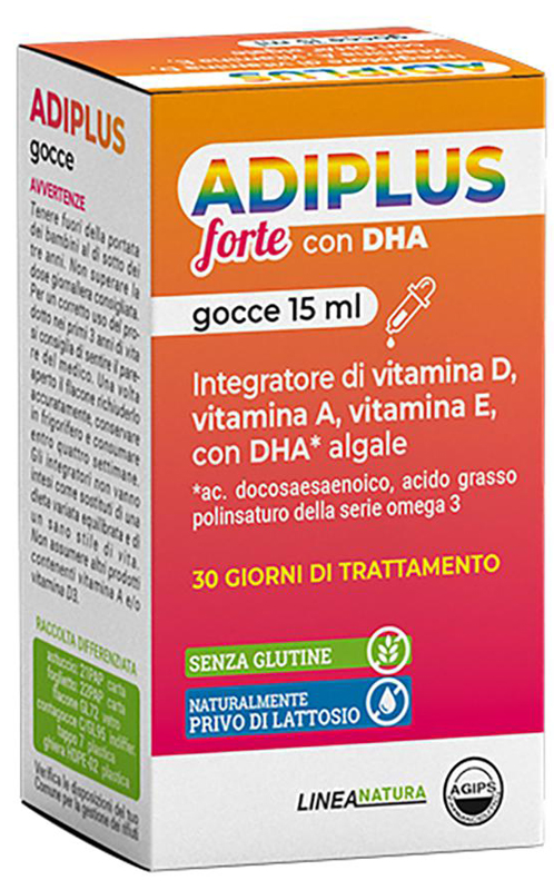 ADIPLUS FORTE CON DHA GOCCE FLACONCINO 15 ML - Newepa Srl