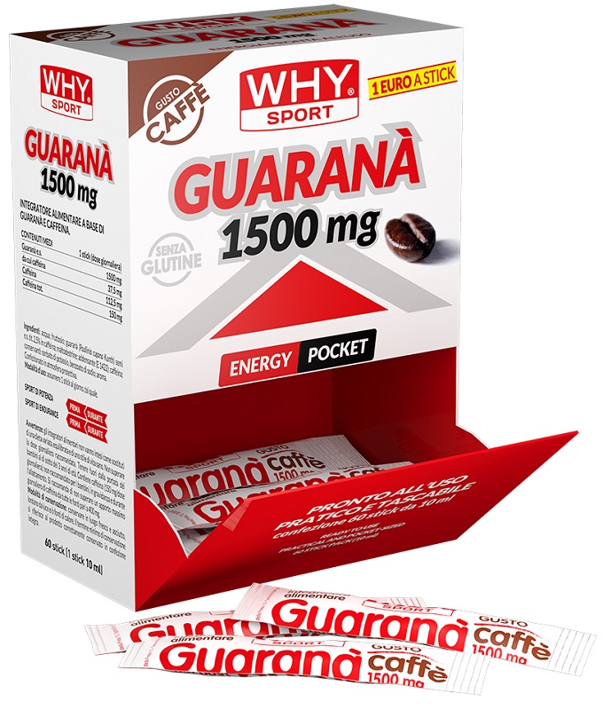 WHY GUARANA' 1500MG 1 BARRETTA STICK 10 ML - Newepa Srl