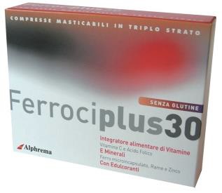 FERROCIPLUS 30 24 COMPRESSE MASTICABILI - Newepa Srl