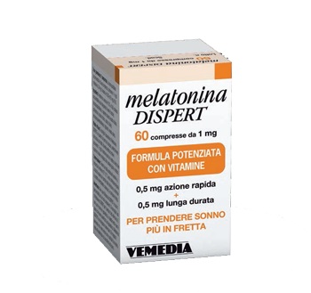 MELATONINA DISPERT 1MG DI MELATONINA 60 COMPRESSE - Newepa Srl
