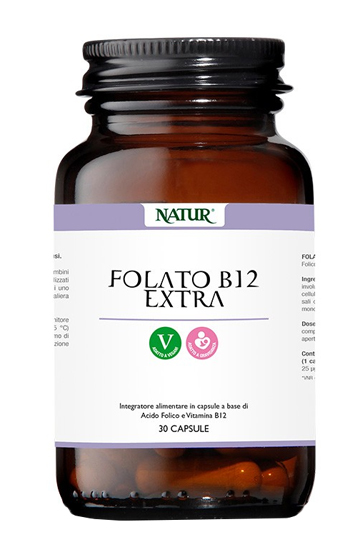 FOLATO B12 EXTRA 30 CAPSULE - Newepa Srl