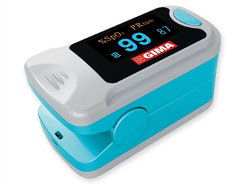 PULSOSSIMETRO DA DITO PULSOXIMETRO OXY-3 CON DISPLAY PER MISURAZIONE DIOSSIGENO NEL SANGUE E BATTITO CARDIACO CON CORDINO E BATTERIE - Newepa Srl