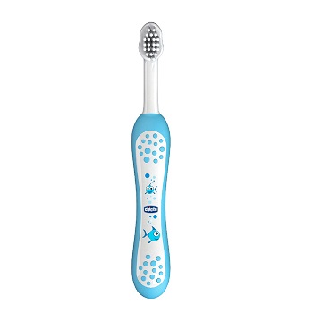 CHICCO SPAZZOLINO PRIMI DENTI DA LATTE AZZURRO 6-36 MESI - Newepa Srl
