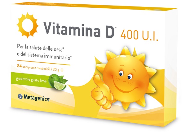 VITAMINA D 400 UI 84 COMPRESSE MASTICABILI GUSTO LIME - Newepa Srl