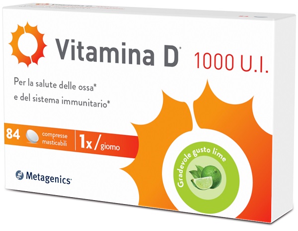VITAMINA D 1000 UI 84 COMPRESSE MASTICABILI - Newepa Srl