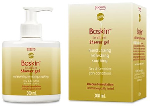 BOSKIN DOCCIA GEL EMOLLIENTE CUOIO CAPELLUTO E PELLE 300 ML - Newepa Srl