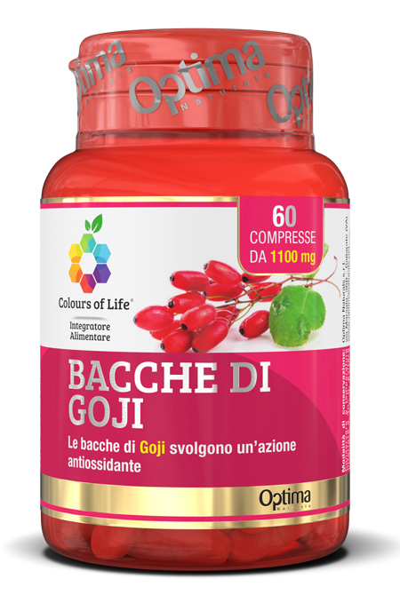 COLOURS OF LIFE BACCHE DI GOJI 60 COMPRESSE 1100 MG - Newepa Srl