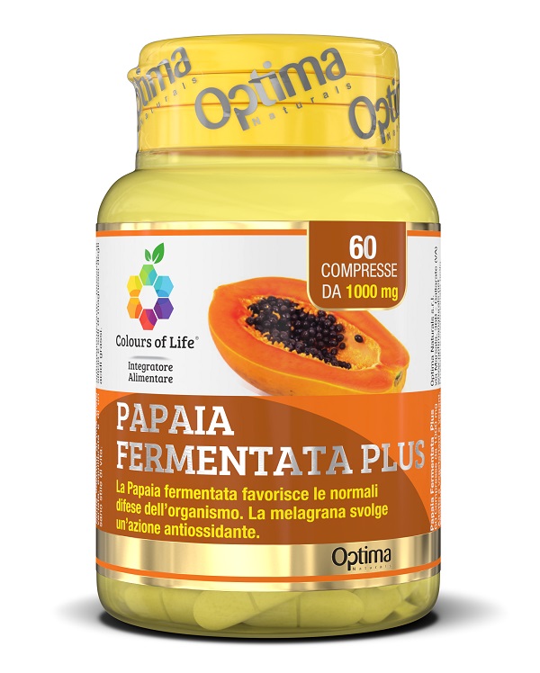 COLOURS OF LIFE FERMENTA PAPAIA PLUS 60 COMPRESSE 1000 MG - Newepa Srl