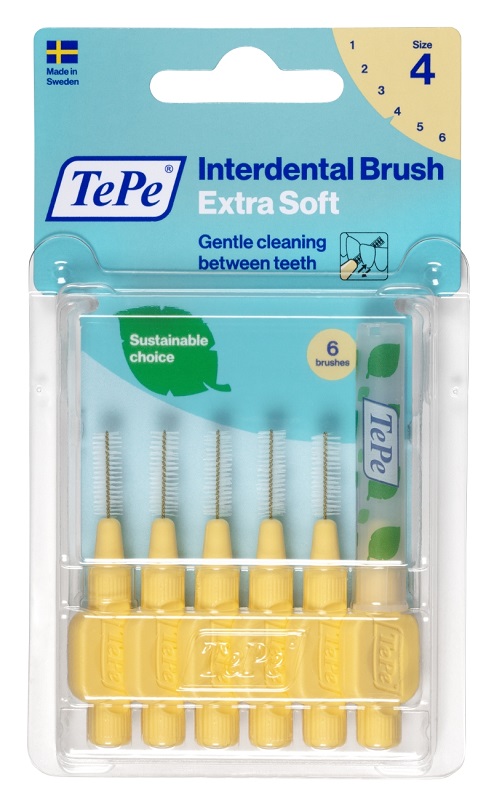 TEPE SCOVOLINO XSOFT GIALLO 0,7MM 6 PEZZI - Newepa Srl