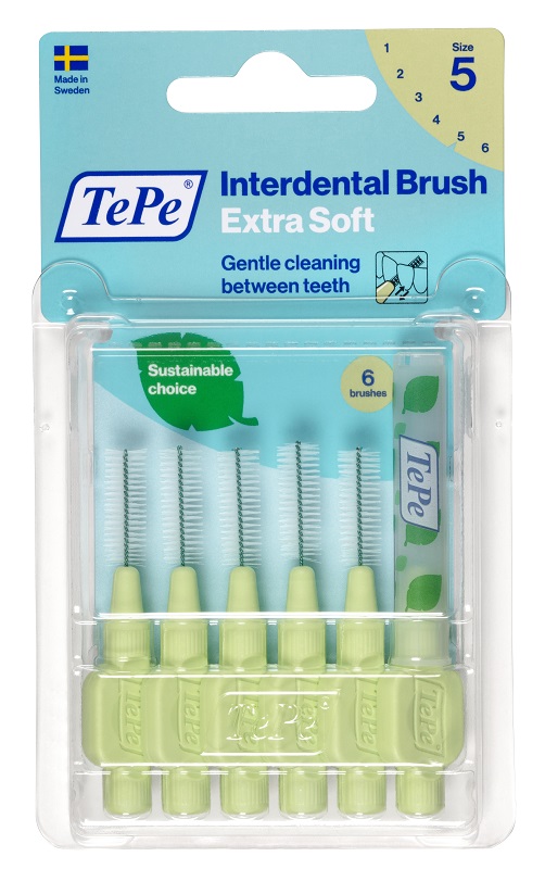 TEPE SCOVOLINO XSOFT VERDE 0,8MM 6 PEZZI - Newepa Srl
