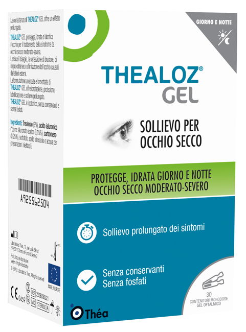 THEALOZ GEL OFTALMICO 30 CONTENITORI MONODOSE 0,4 G - Newepa Srl