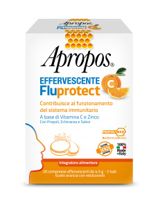 APROPOS FLUPROTECT EFFERVESCENTE C 20 COMPRESSE - Newepa Srl