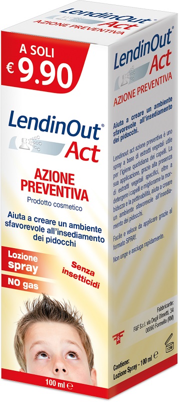 LENDINOUT ACT AZIONE PREVENTIVA SPRAY 100 ML - Newepa Srl