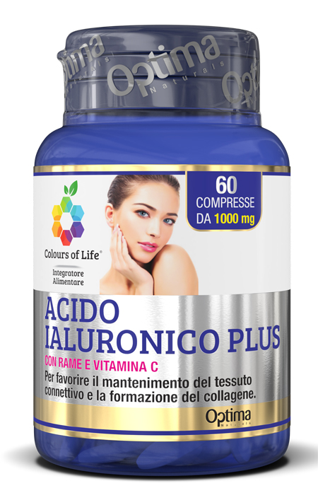 COLOURS OF LIFE ACIDO IALURONICO PLUS 60 COMPRESSE 1000 MG - Newepa Srl