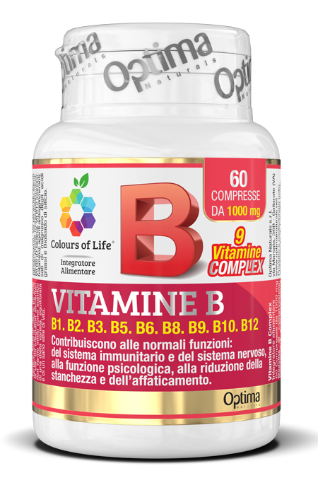 COLOURS OF LIFE VITAMINE B COMPLEX 60 COMPRESSE 1000 MG - Newepa Srl