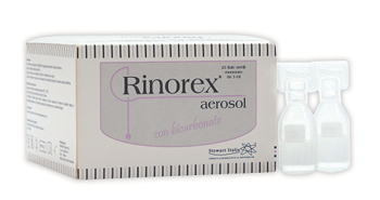 FIALA PER AEROSOL RINOREX BICARBONATO 25 FIALE 3 ML - Newepa Srl