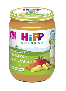 HIPP BIO HIPP BIO PAPPA PRONTA PAST TRIS DI VERDURE 190 G - Newepa Srl