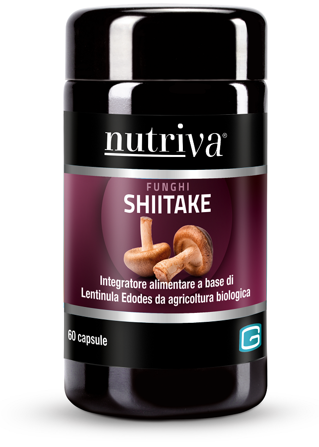 NUTRIVA SHIITAKE BIO 60 CAPSULE - Newepa Srl