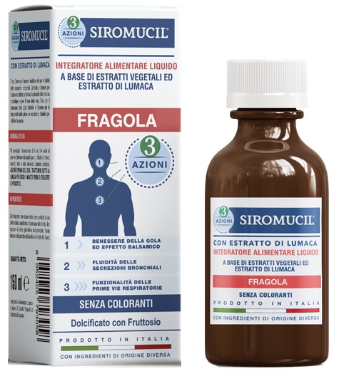 SIROMUCIL 3 AZIONI FRAGOLA 150 ML - Newepa Srl