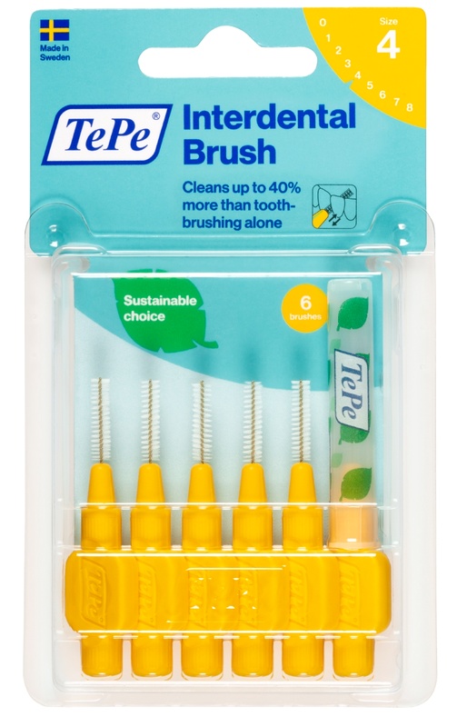 TEPE SCOVOLINO GIALLO 0,7 MM 6 PEZZI - Newepa Srl