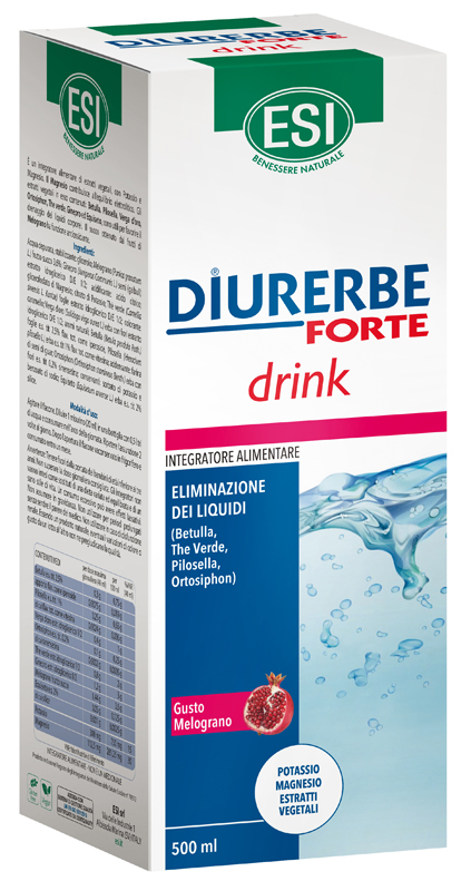 ESI DIURERBE FORTE DRINK MELOGRANO 500 ML - Newepa Srl